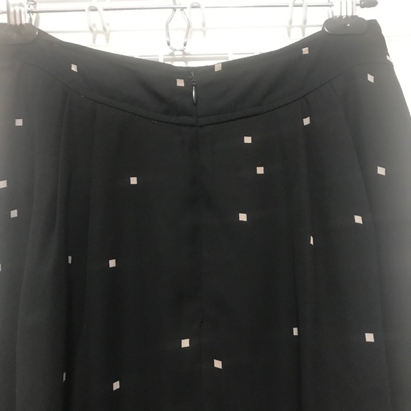 Daniel Rainn Black /Beige Midi Skirt - Picture 3 of 6